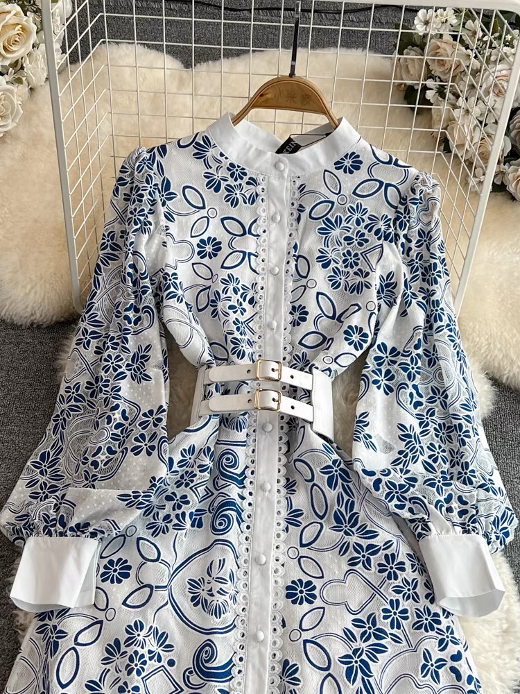 Bonita lace dress & belt ED70 images